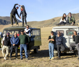 Our Lovely tour group with Amazing guide . (Michelle, second from right on the ground.)